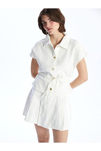 LC Waikiki Shirt Collar Women's Vest