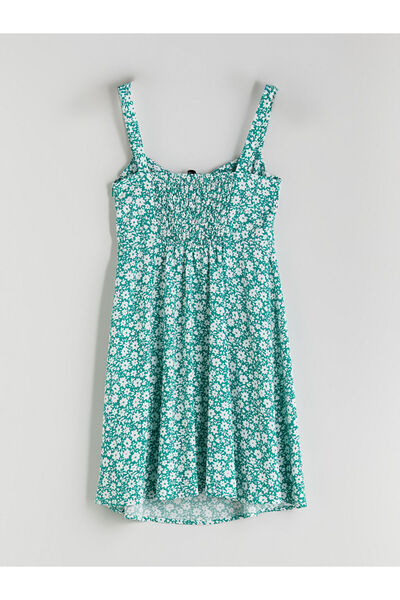 LC Waikiki Quality Parts from Celebi Store |   Floral Strap Waist Mini Dress