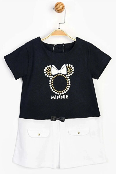 Taş Baskılı Minnie Mouse Elbise