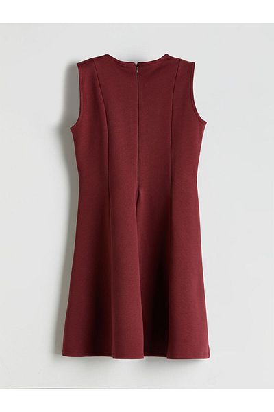 LC Waikiki Lcw Crew Neck Bow Detail Girls Dress Fast Fashion