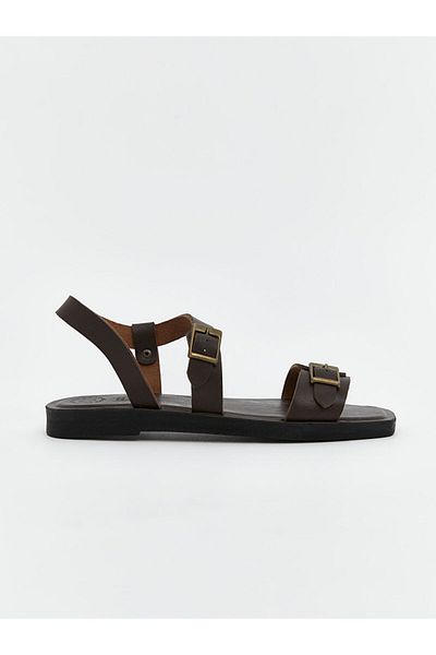 LC Waikiki Sandale de damă cu aspect de piele cu bretele încrucișate de sezon nou - S5LA48Z8