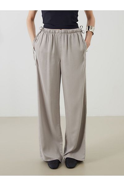 LC Waikiki New Season Elastic Waist Wideleg Women's Jean Trousers - S5Gn80Z8