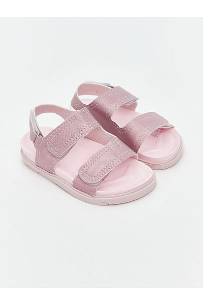 LC Waikiki New Season Double Strap Velcro Velcro Baby Girl Sandals - S5Q820Z1