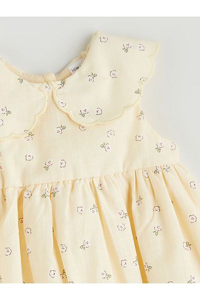 LC Waikiki Sari Bebe Collar Floral Baby Girl Dress