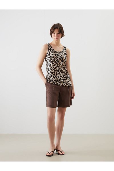 LC Waikiki U Neck Leopard Patterned Women's Athlete
