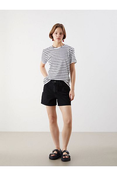 LC Waikiki LCW Crew Neck Striped Women's T-Shirt