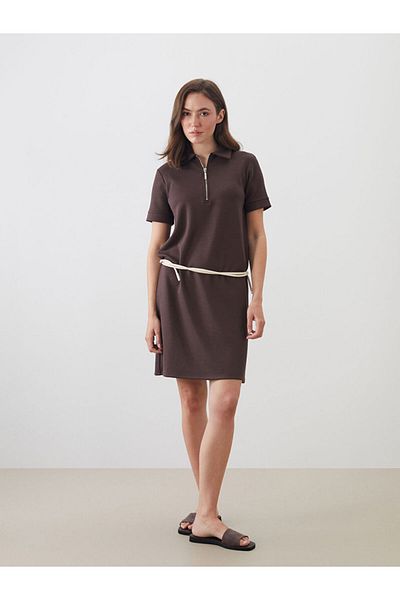 LC Waikiki New Season Polo Neck Midi Dress - S5Pq41Z8