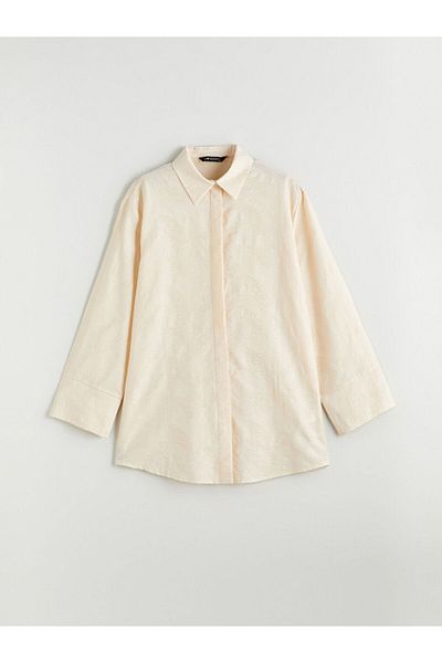 LC Waikiki Women's Textured Shirt Tunic