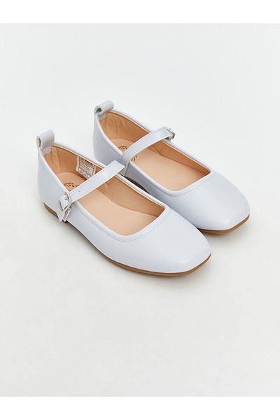 LC Waikiki Leather Look Girl's Ballerinas