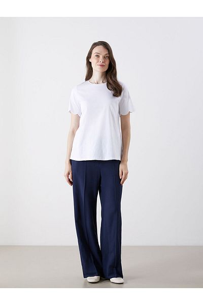 LC Waikiki Tricou de damă cu detaliu din dantelă