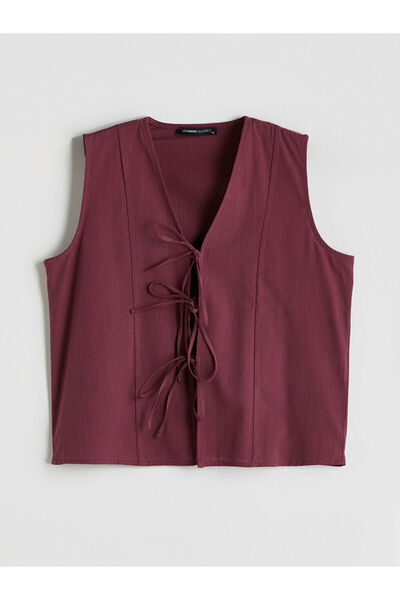 LC Waikiki Quality Parts from Celebi Store |   V Neck Tie Blouse