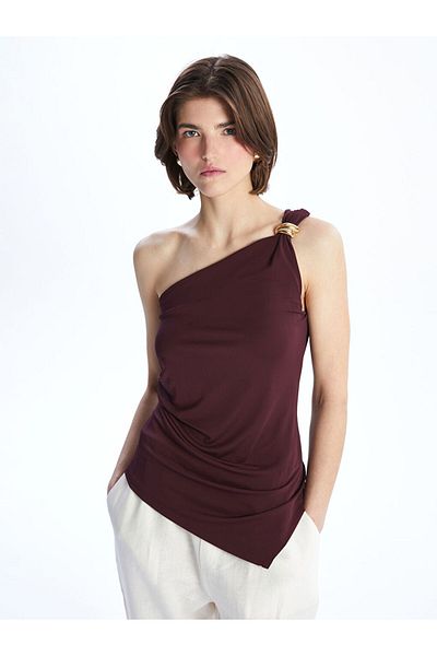 LC Waikiki New Season One Shoulder Women's Blouse - S5Pc96Z8