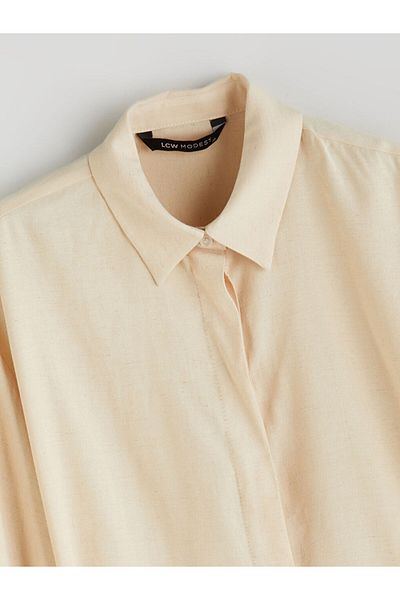 LC Waikiki Linen Blended Women's Shirt Tunic