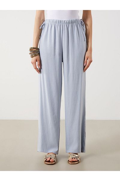 LC Waikiki Pantaloni de damă din amestec de in cu talie elastică sezon nou - S5PI57Z8