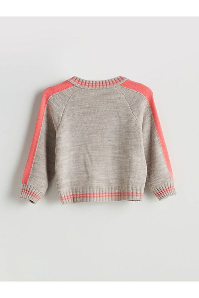 LC Waikiki سترة LCW V-Neck للفتيات الصغيرات، سترة تريكو سريعة الموضة