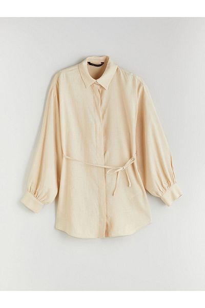 LC Waikiki Linen Blended Women's Shirt Tunic