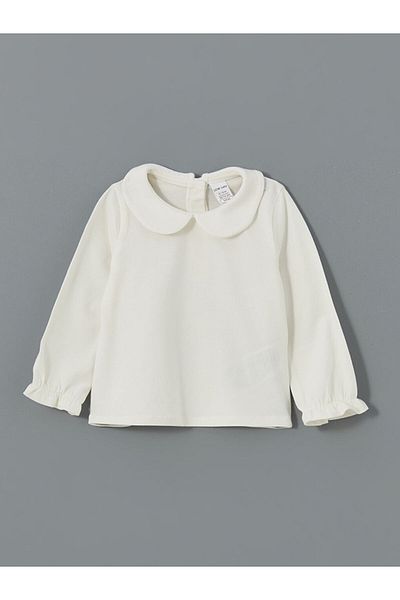 LC Waikiki Baby Collar Basic Baby Girl Blouse