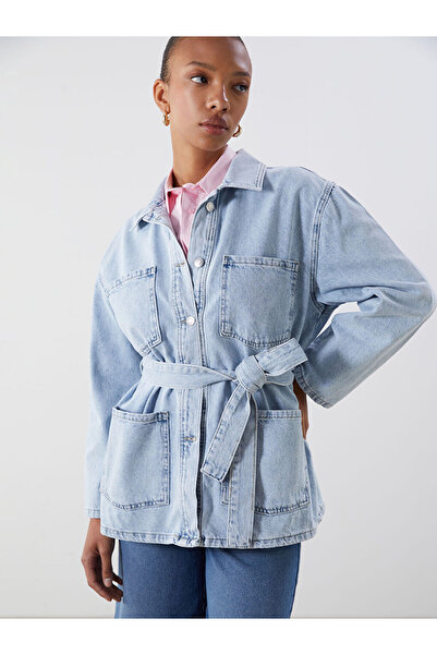 LC Waikiki Πουκάμισο γιακά Γυναικείο Jean Jacket