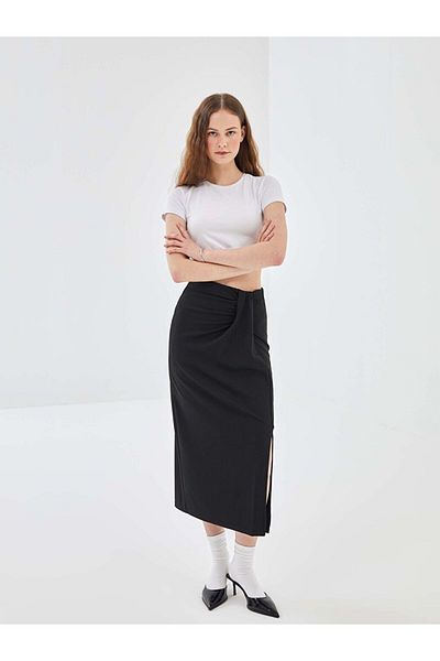 LC Waikiki Women's Slim Fit Straight Skirt
