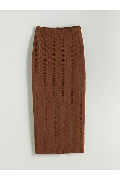 LC Waikiki New Season Openwork Skirt with Elastic Waist - S5Pp70Z8