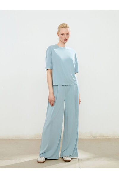 LC Waikiki بنطال رياضي نسائي من مزيج مودال مع خصر مطاطي