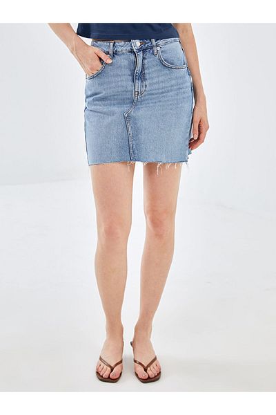 LC Waikiki Standard Fit Women's Jean Skirt