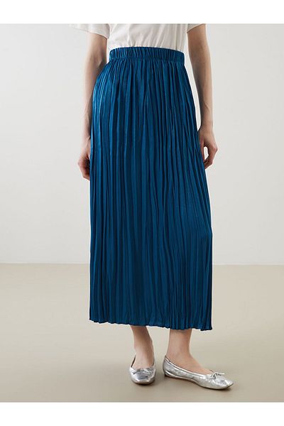LC Waikiki Pleated Skirt with Elastic Waist