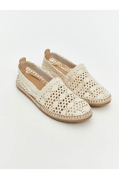 LC Waikiki Koor Beige Straw Sole Espadrille Shoes