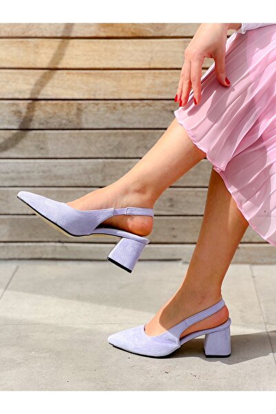 BERFONA ΣΑΝΔΑΛΙΑ MARIA LILA DANA SUEDE ΜΕ ΤΑΚΟΥΝΑ 5 CM