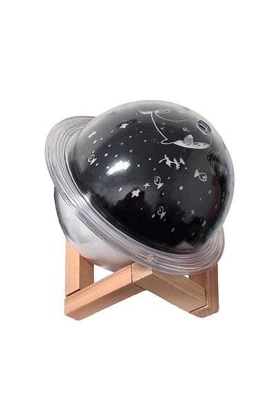 SIKS Umidificator cu lumină de noapte Planeta Saturn pentru aromaterapie, capacitate 250 ml, 3 tipuri de lumină