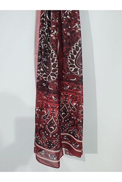 Mısırlı Etnik Desenli Pamuk Şal