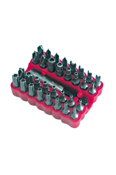 MEGA Set Varfuri 1/4" Cu Orificiu Securitate - 33P.