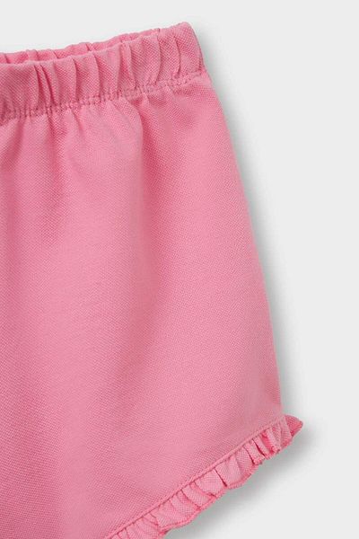 DeFacto Baby Girl Elastic Waist Pique Shorts C1454A525Sm