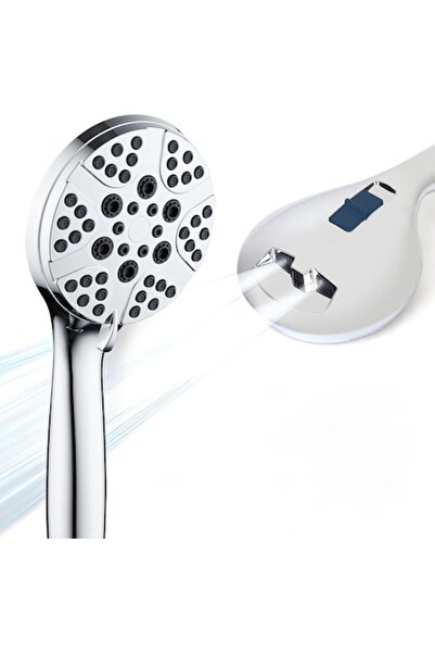 DLMDL RO COMMERCE High Pressure Shower Head, 8 Jet Modes, Anti-Clog Nozzles, ...