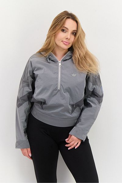 adidas Women Sportswear Fit Long Sleeve Outdoor Jacket, Grey
