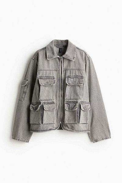 H&M Denim utility jacket