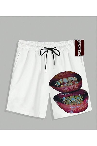 Adrift Men's Unisex Combed Cotton Shorts Kod 56