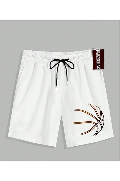 Adrift Men's Unisex Combed Cotton Shorts Kod 46