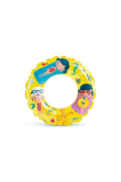 MAİN SHOP 6-10 Years Old 61 cm Inflatable Children's Pool and Sea Swimming Ring M-59242