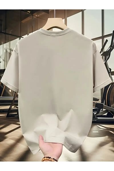 CODE Men's short-sleeved T-shirt made of 100% pure cotton,airplane print,casual,comfortable&soft.