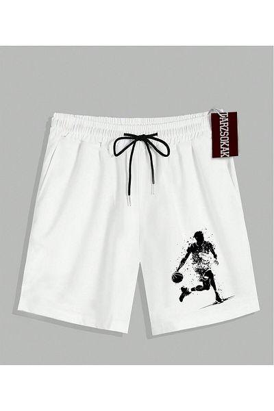 Adrift Men's Unisex Combed Cotton Shorts Kod 44