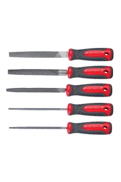 PROLINE Σετ μεταλλικών αρχειοθηκών με λαβή δύο υλικών 200Mm - 5 τεμάχια.