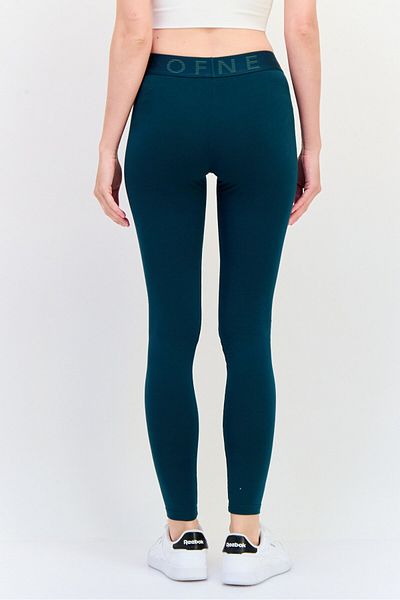aerie x Offline Women Straight Leg Plain Leggings, Dark Green