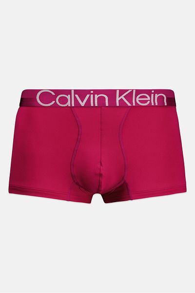 Calvin Klein Men 1 Piece Brand Logo Low Rise Trunk, Purple