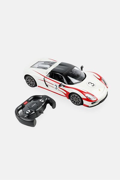 Rastar R/C Scale 1/14 Porsche 918 Spyder Weissach, White