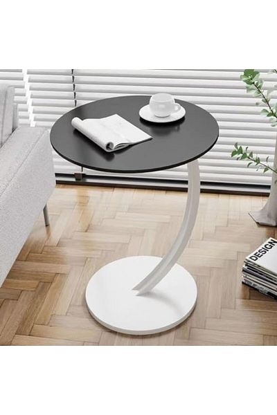 Generic C Shaped End Table, Coffee Table, Round Side Table, Couch Table, Snack Side Table, for Small S
