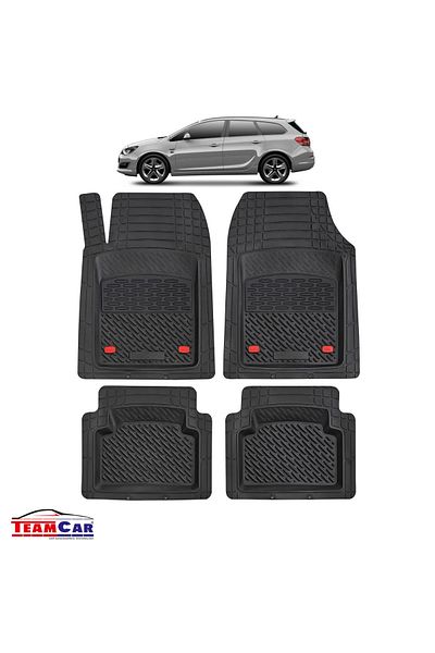 TEAMCAR ® Car Mats Tray Type Compatible Opel Astra J (Mk6) Combi, Sports Tourer (2009–2015)