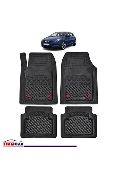 TEAMCAR ® Car Mats Tray Type Compatible with Opel Astra K (Mk7) Hatchback 5 doors (2015–2021)