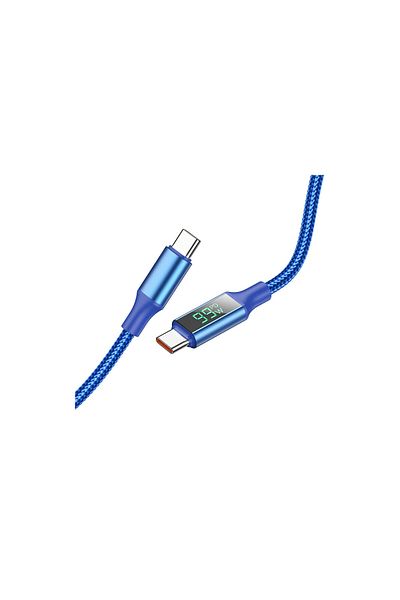 Borofone Cablu Bu32 Exclusive Type-c La Type-c, 1.2m, Albastru