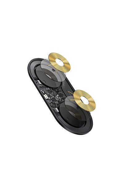 Baseus Incarcator Wireless Simple 2 in 1 Transparent Black